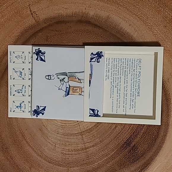 NWT Vintage KLM Delft business class tile collection - Picture 5 of 10